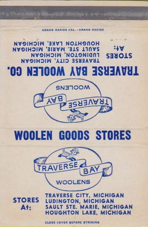 Traverse Bay Woolen - Matchbook